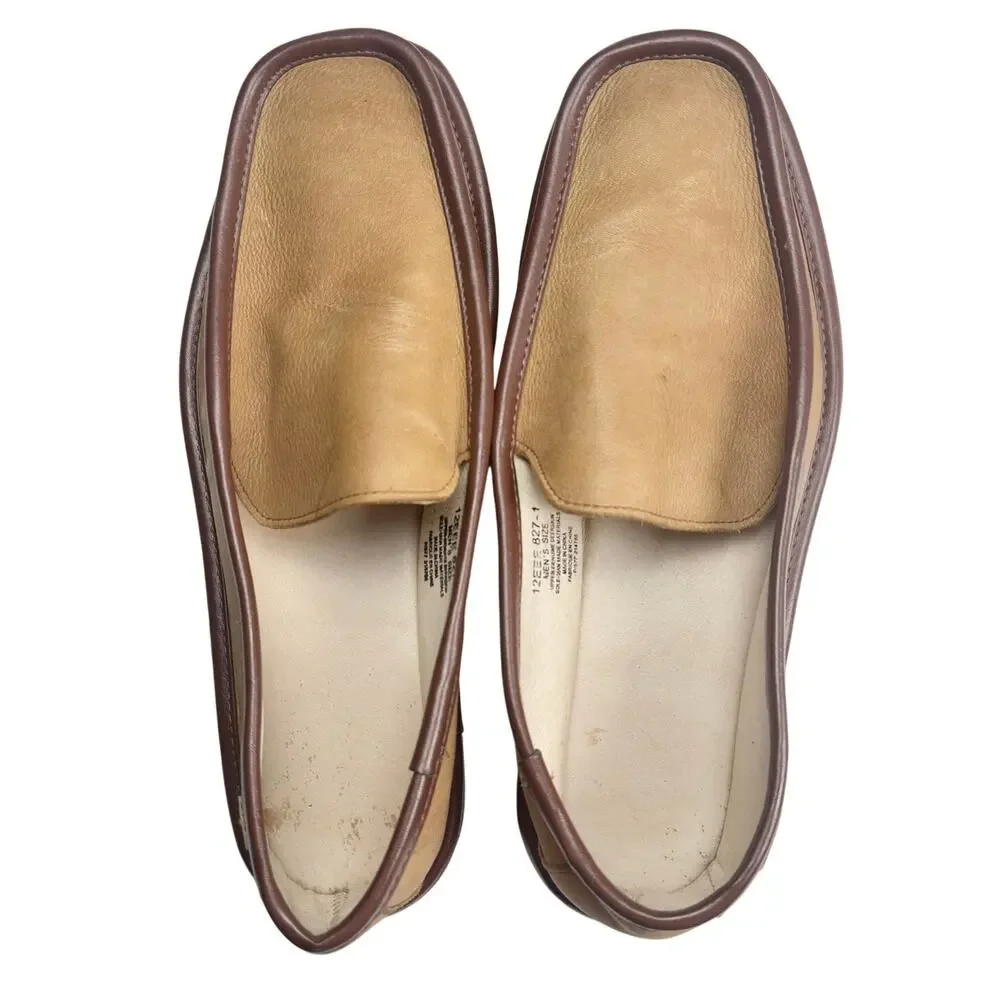 L.B. Evans | Men | Genuine Deerskin Extra Wide Moccasin Slippers | 12 EEE